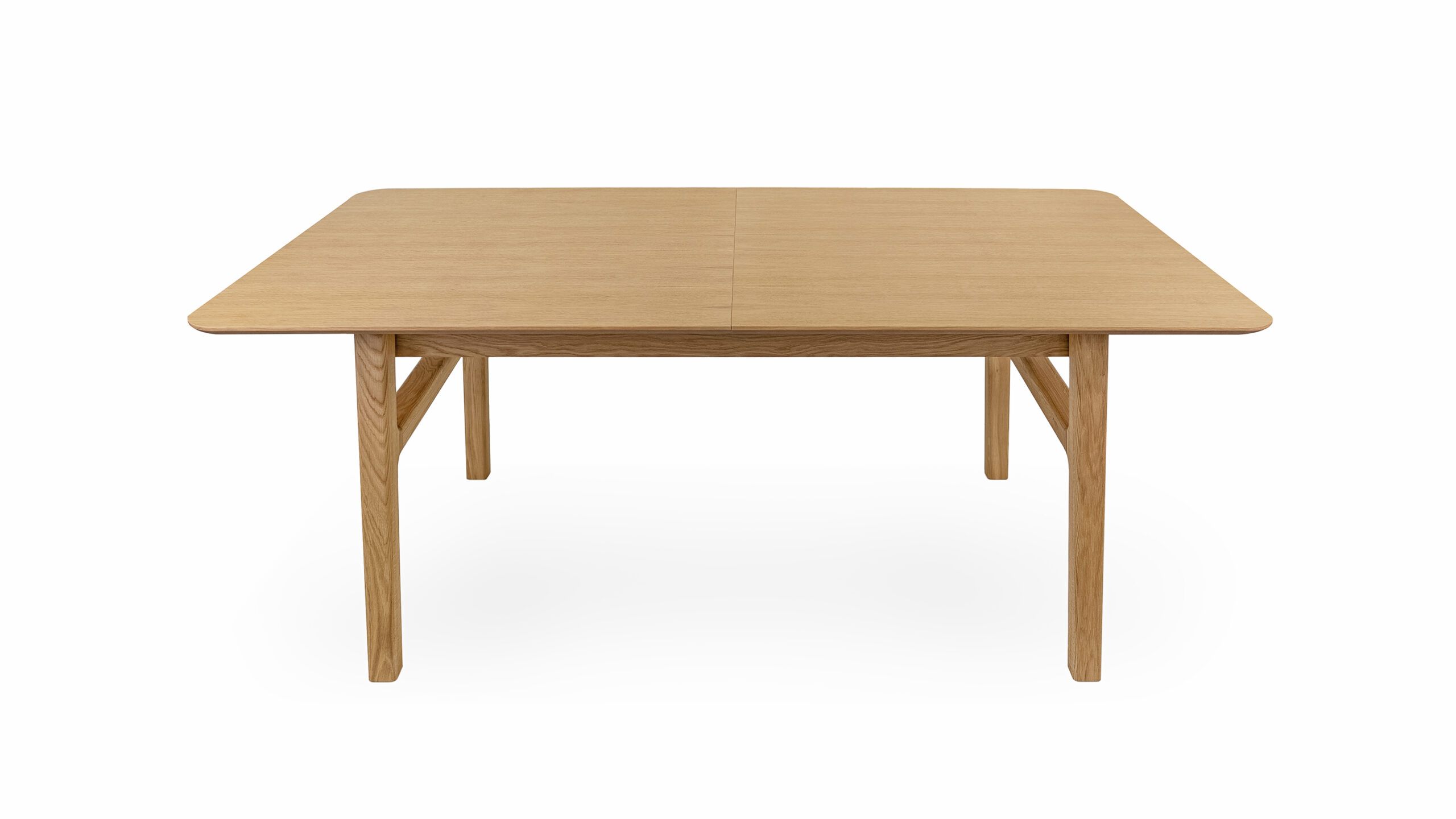Curved Butterfly Extending Dining Table Oak_2 Söögilaud Curved, pikendatav - Pilt 1