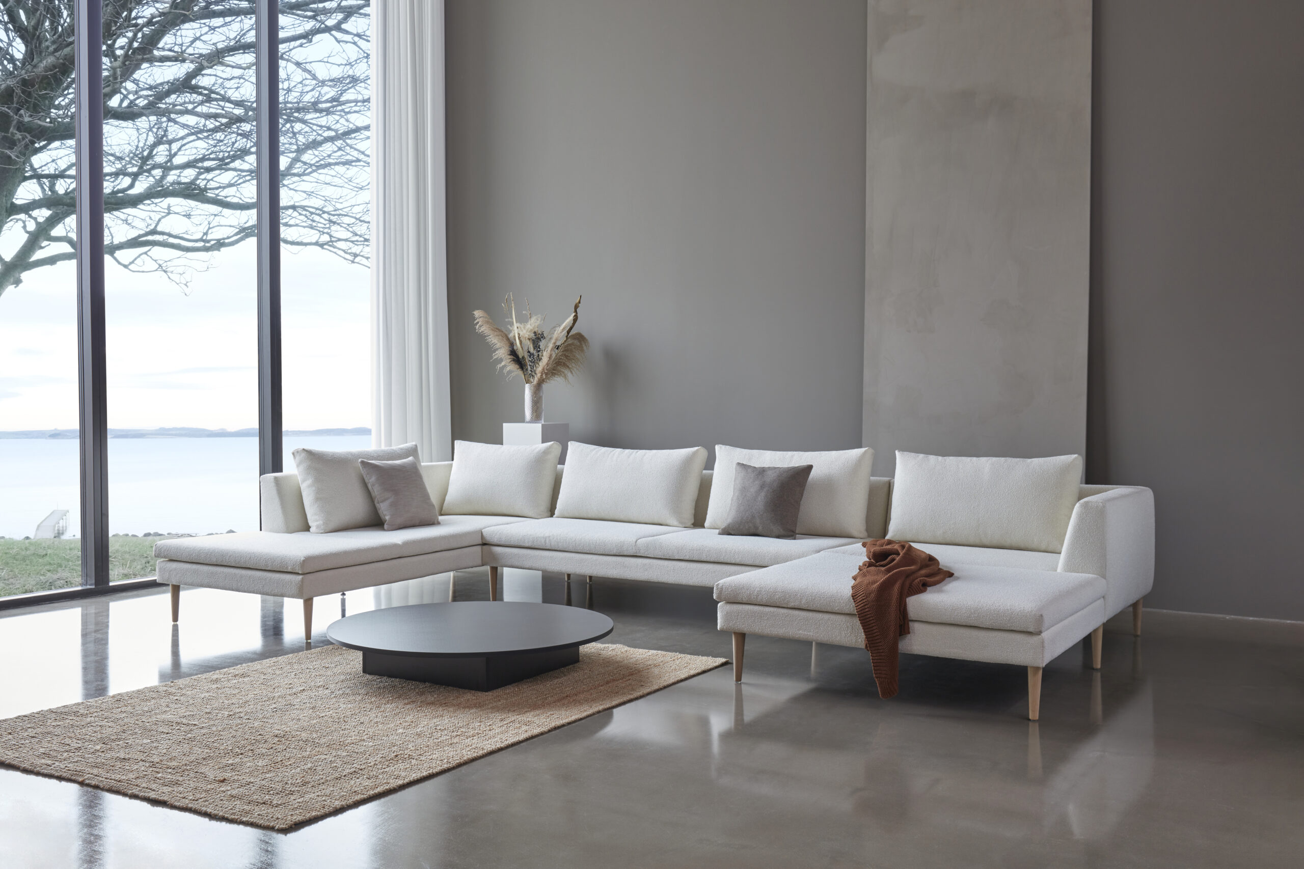 CALINA-SOFA-OPENEND-LOUNGER-BOUCLE-531-OFF-WHITE-E1 (2) Diivan Calina- K652 - Pilt 1