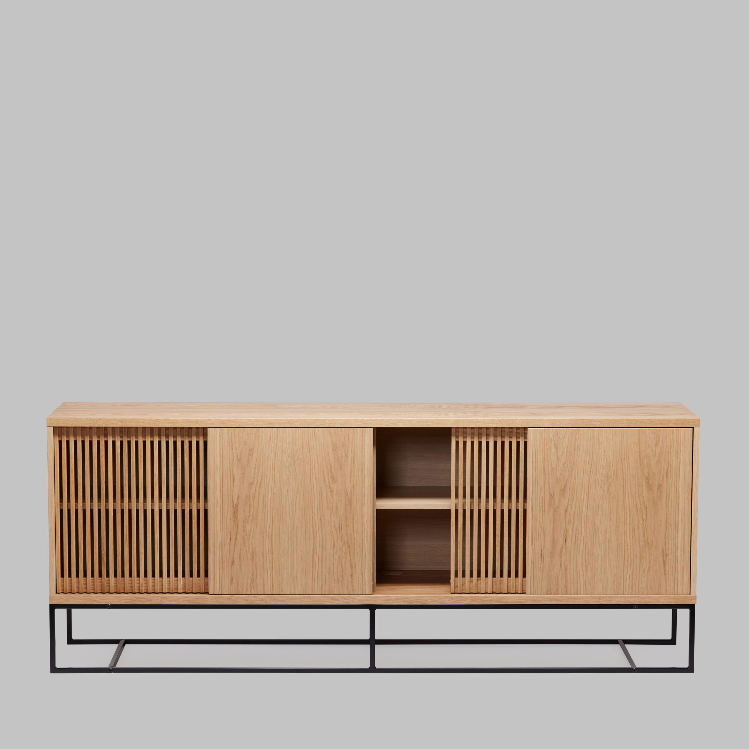 Ende Sideboard Oak Metal (KD) 302215001132 (21) Kummut Ende, tamm - Pilt 5