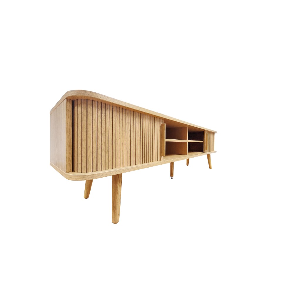 Rove Tambour TV-alus 180_tamm3 Rove Tambour TV-alus 180cm / tamm - Pilt 5