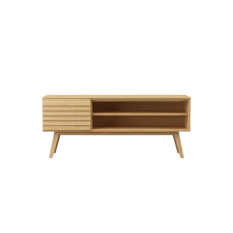 Caso 500 TV_stand_naturaalne tamm_ kaldus jalgadega1 CASØ 777 150cm TV-alus - Pilt 6