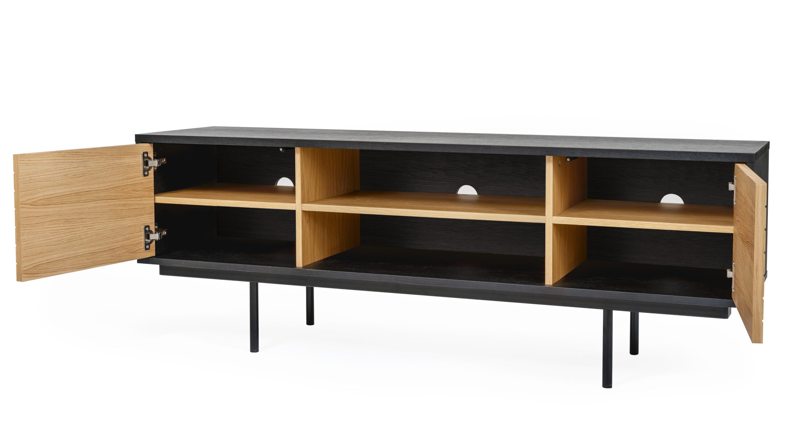 Stripe Tv Unit 278223001162 4 Stripe TV-alus - must - Pilt 2